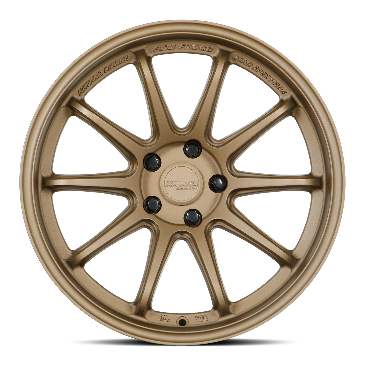 Set 4 18" Katana Racing HR06 Matte Bronze Wheels 18x8.5 5x120 35mm Rims