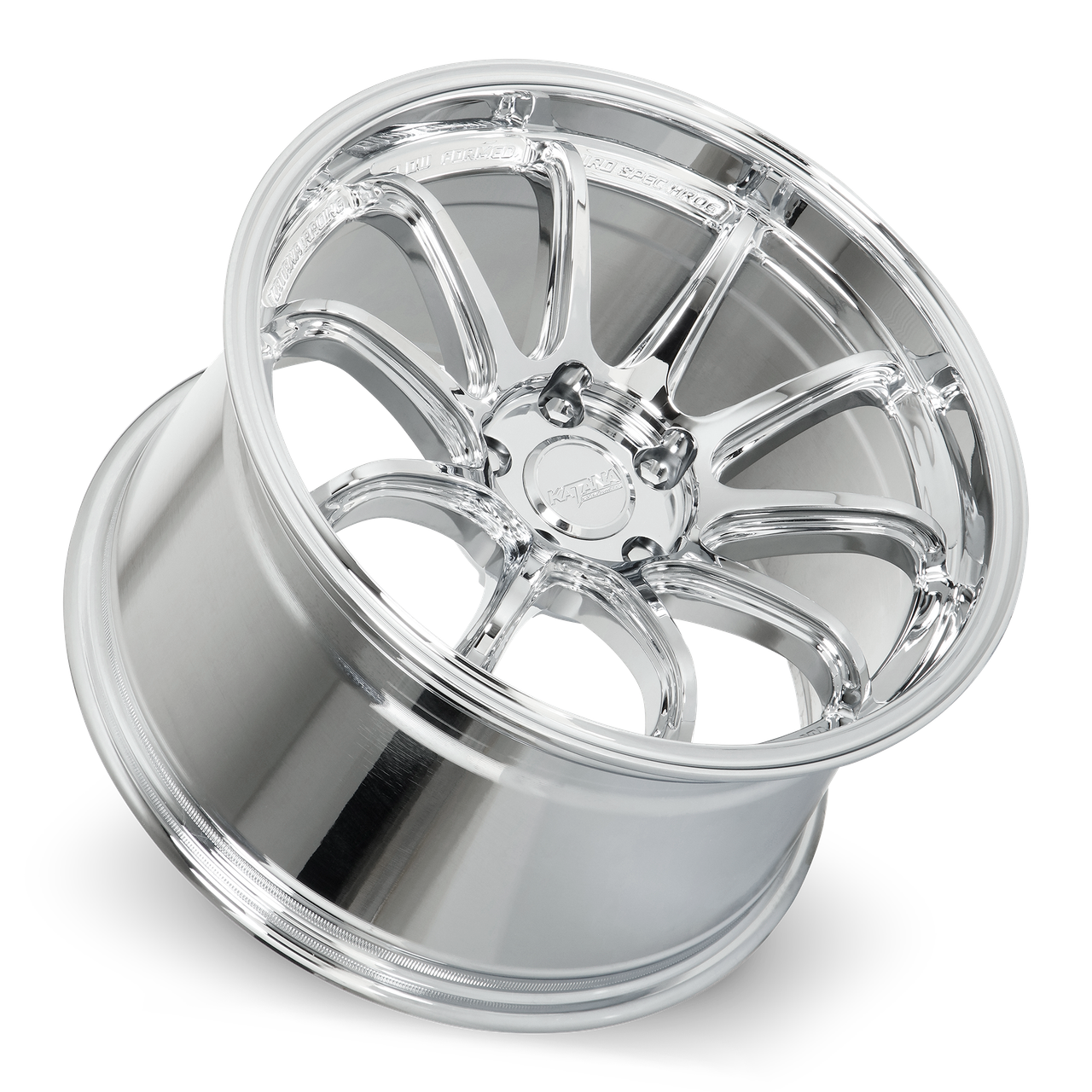 18" Katana Racing HR06 Chrome Wheel 18x9.5 5x120 22mm Rim HR06-189545C