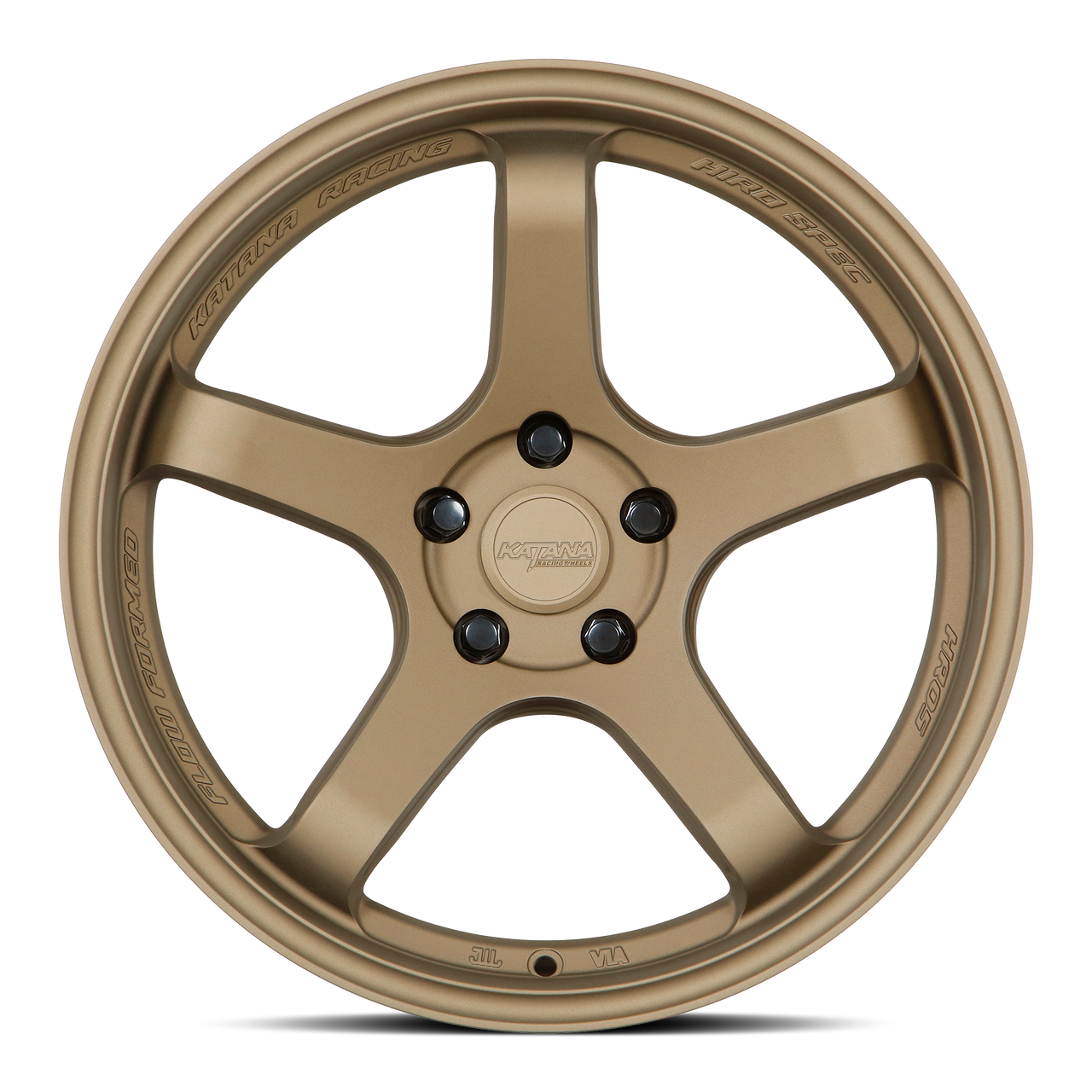 Set 4 18" Katana Racing HR05 Matte Bronze Wheels 18x8.5 5x112 35mm Racing Rims