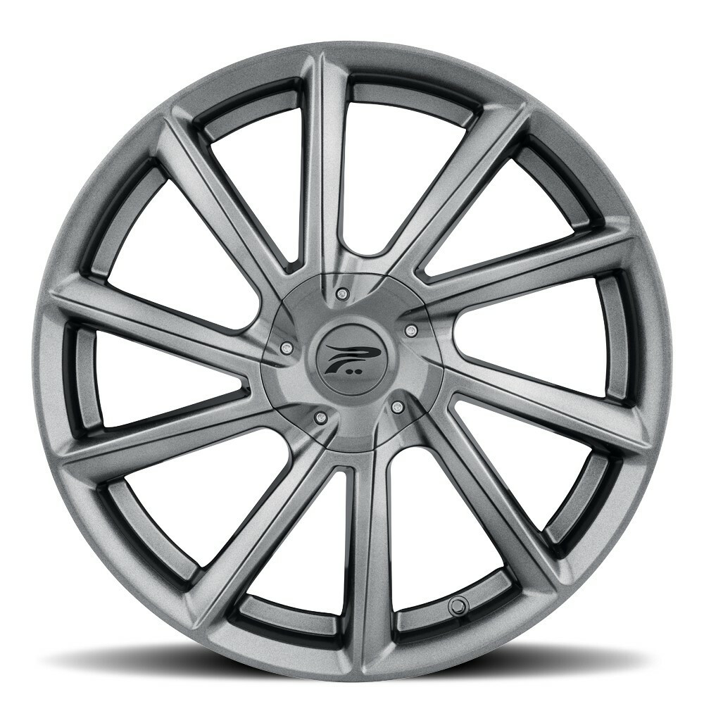 17" Platinum 466G Mystic Bright Graphite Silver 17x8 Wheel 5x110 5x115 35mm Rim Street Wheel