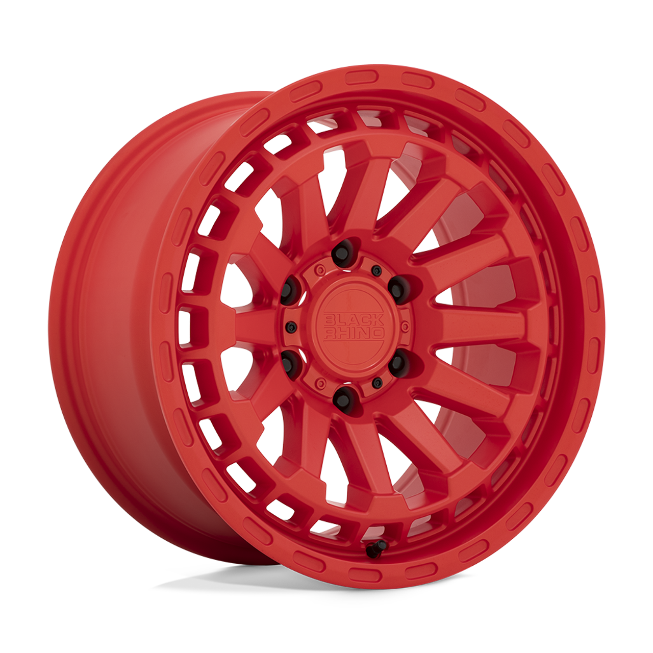 Set 4 Black Rhino Raid 20x9.5 5x5 Gloss Red Wheels 20" -18mm Lifted Truck Rims