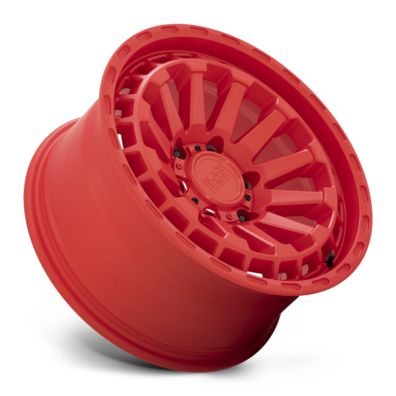 Set 4 Black Rhino Raid 20x9.5 5x5 Gloss Red Wheels 20" -18mm Lifted Truck Rims