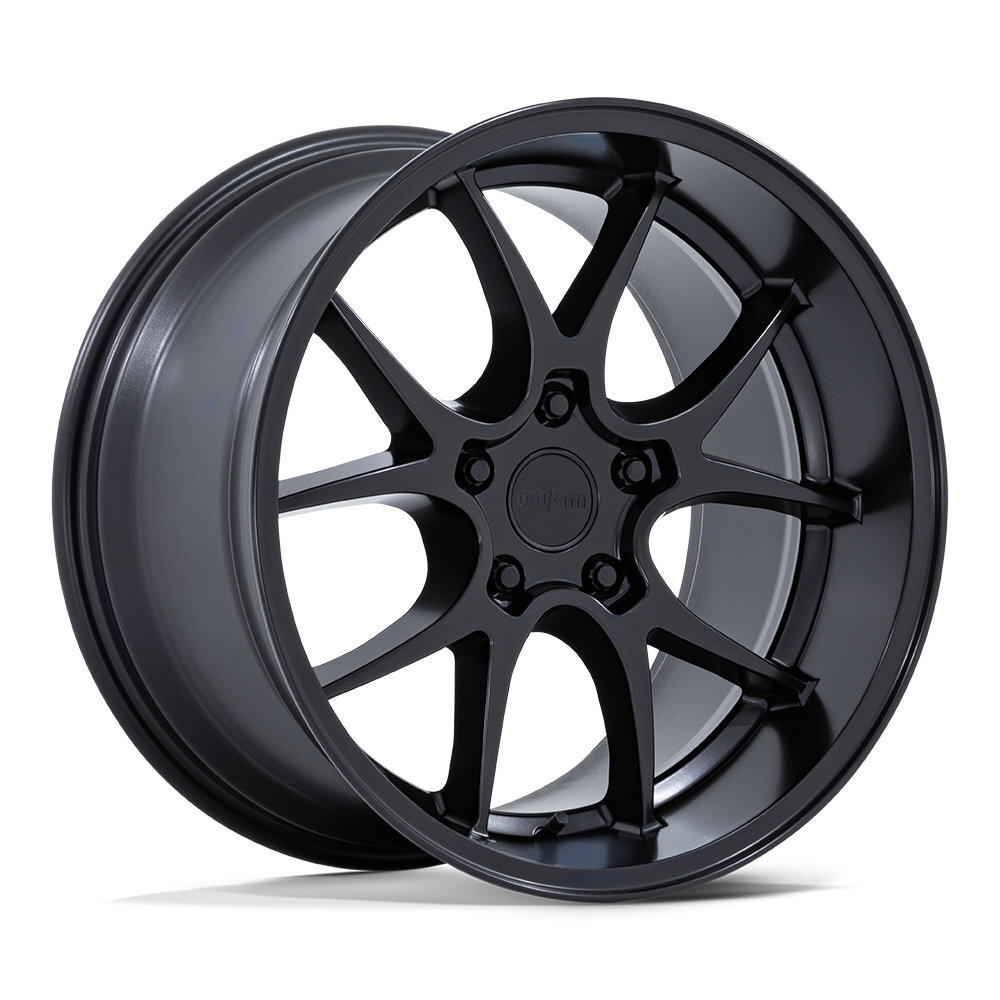 19" Rotiform RC207 LTN-J 19x11 5x4.5 50mm Matte Black Wheel Sedan Coupe SUV Rim
