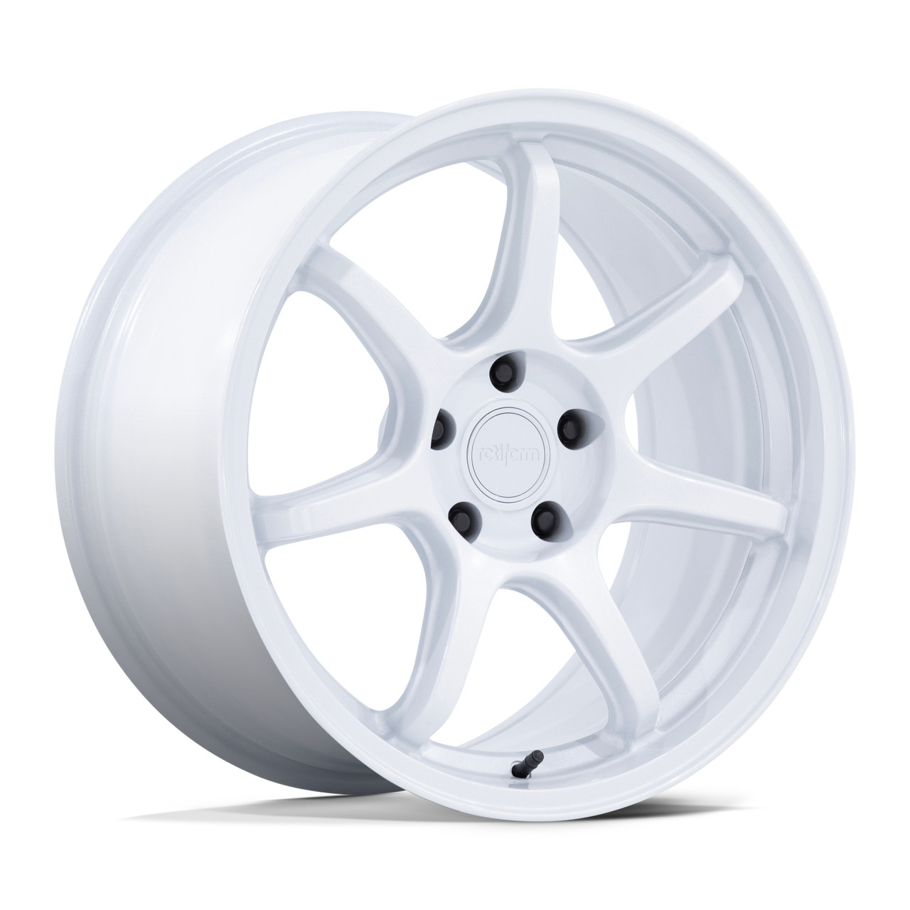 Set 4 18" Rotiform RC208 BPU 18x9.5 5x120 38mm Gloss White Sedan Coupe Car Rims Wheels
