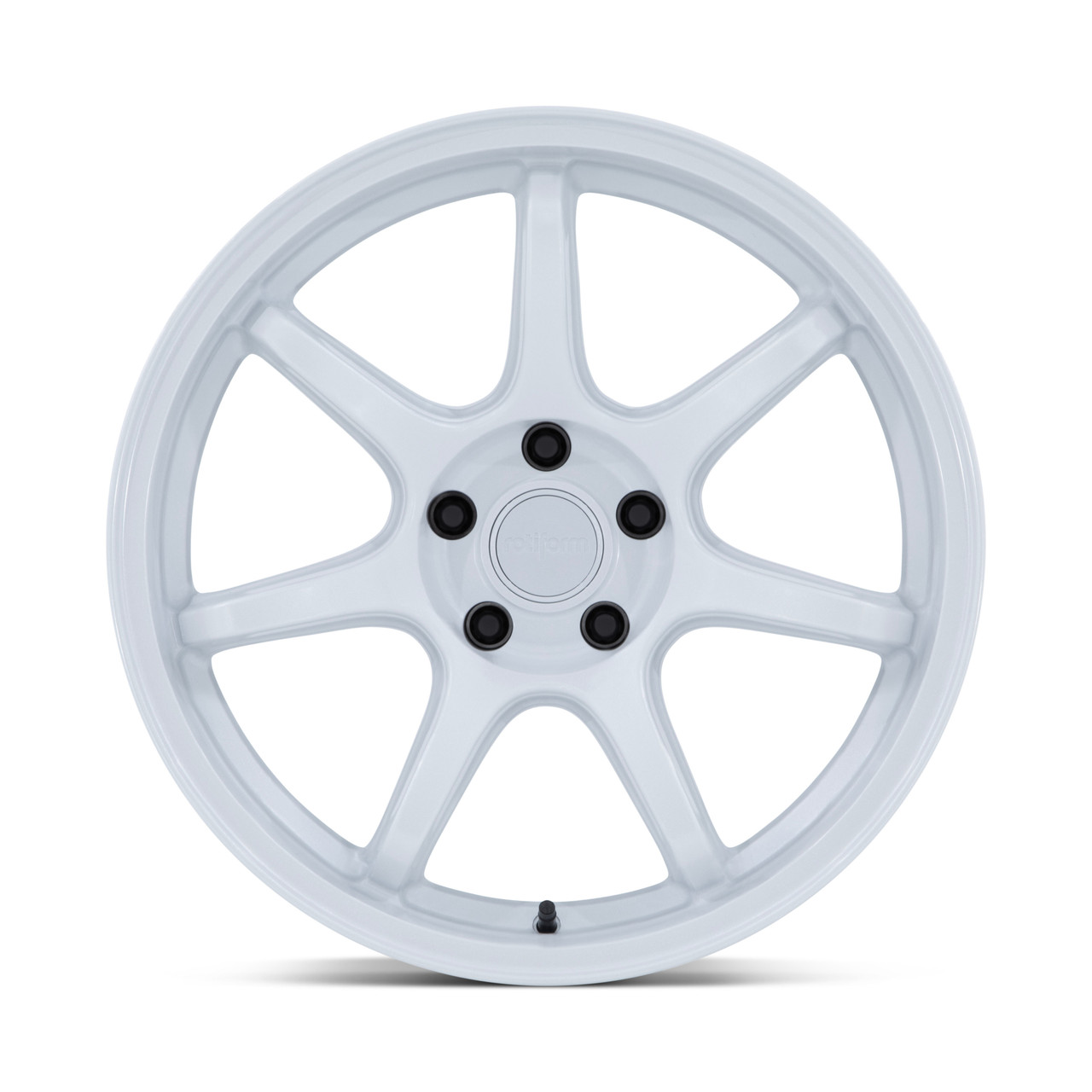 Set 4 18" Rotiform RC208 BPU 18x9.5 5x120 38mm Gloss White Sedan Coupe Car Rims Wheels