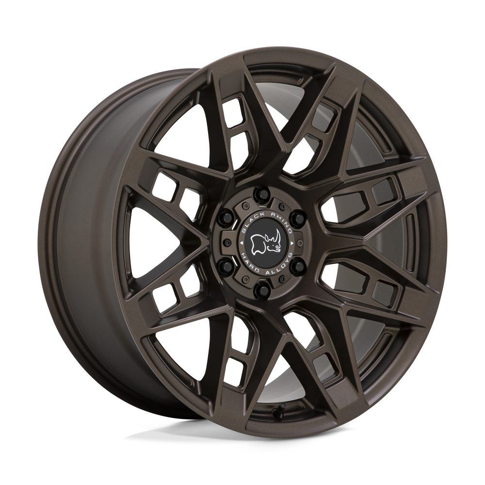 Set 4 Black Rhino Caprock 20x9.5 6x5.5 Matte Bronze Wheels 20" -18mm Rims