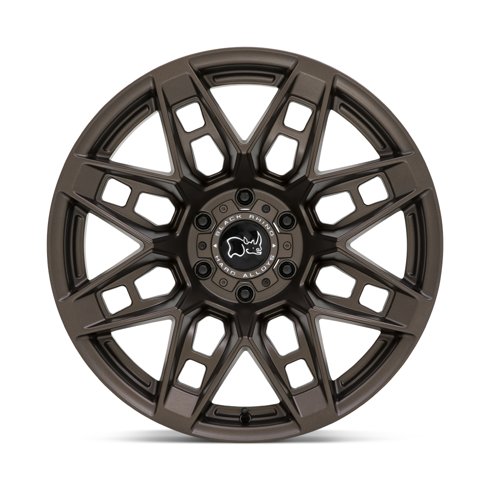 Set 4 Black Rhino Caprock 20x9.5 6x5.5 Matte Bronze Wheels 20" -18mm Rims
