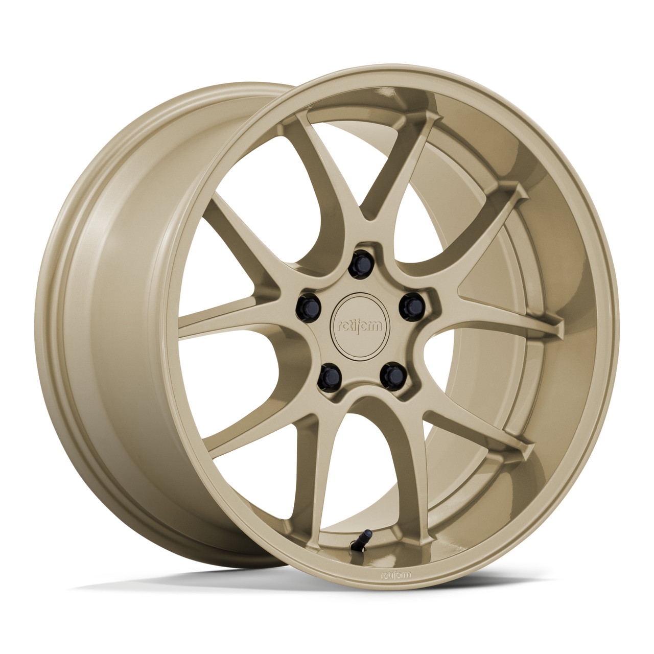 Set 4 19" Rotiform RC207 LTN-J 19x11 5x112 40mm Gloss Gold Sedan Coupe Wheels