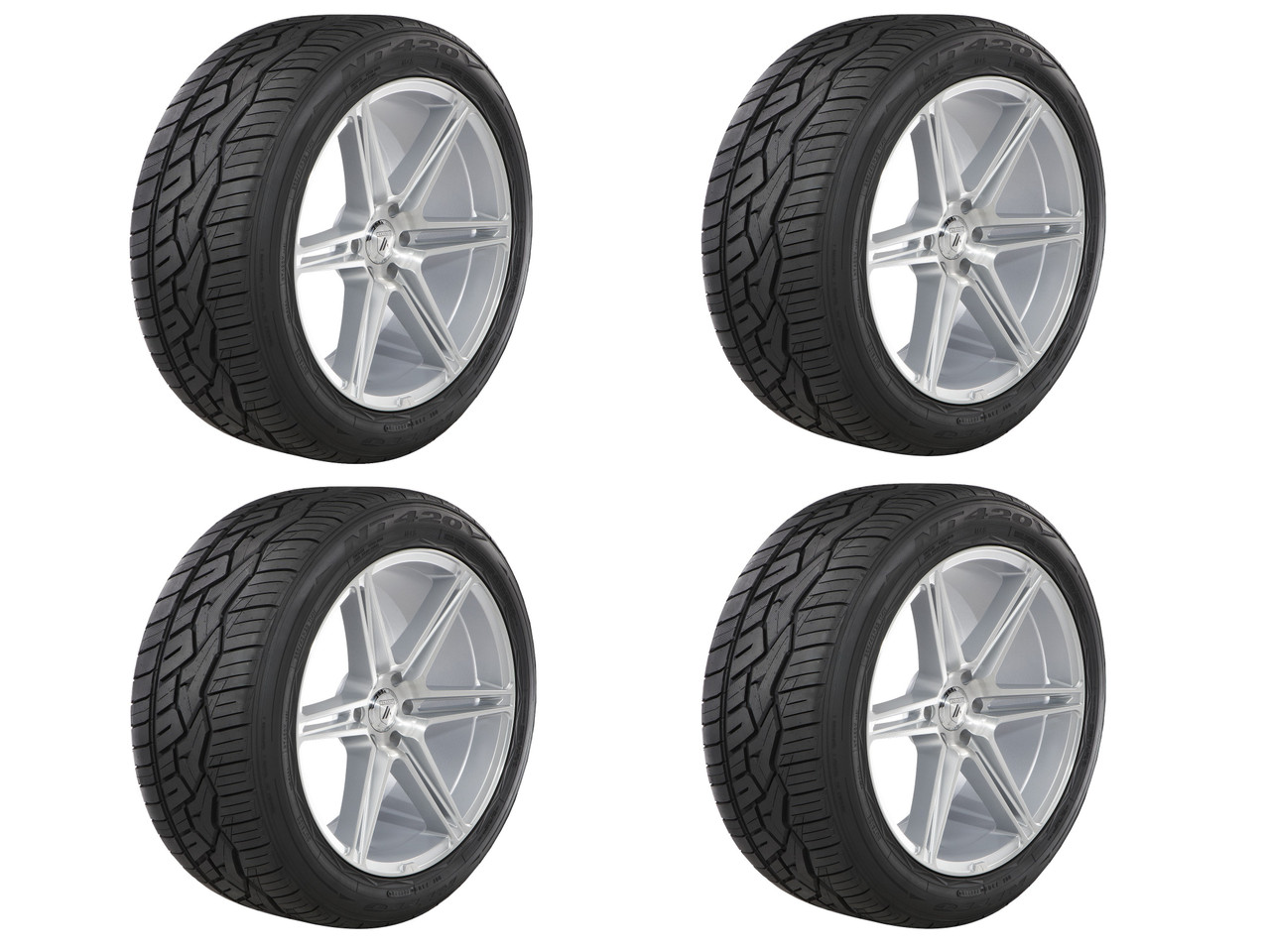 Nitto NT420V performance all-season tire designed for SUVs and CUVs, featuring a sporty tread pattern for everyday highway and street driving