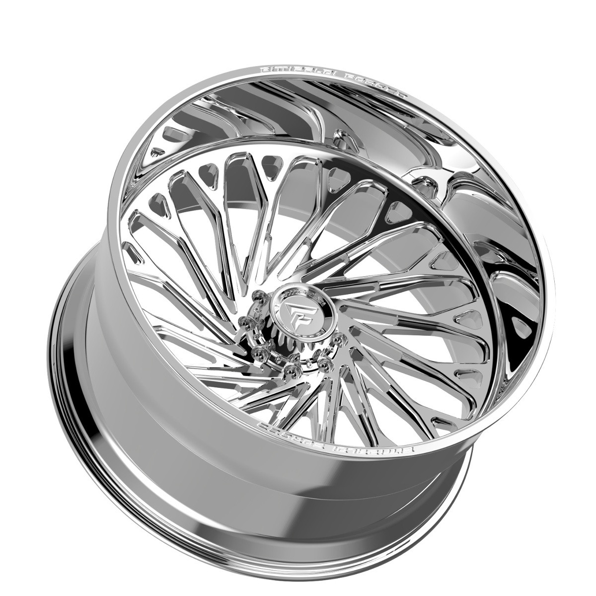 Set 4 24" Fittipaldi Offroad FTF510P Polished 24x12 Wheels 8x170 -44mm Rims