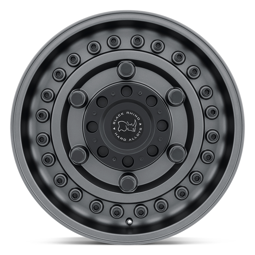Set 4 20" Black Rhino Armory 20x9.5 8x180 -18mm Gun Black Offroad Truck Wheels