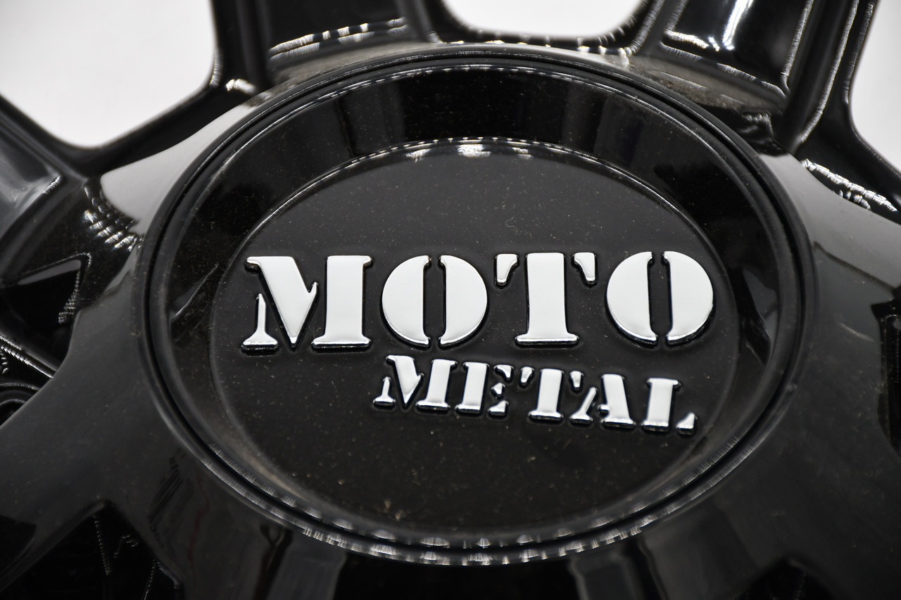 Moto Metal Gloss Black Wheel Center Cap Hub Cap CAP-MO804C-GB 9" Fits MO804 MO808 20x9 0mm offset wheels