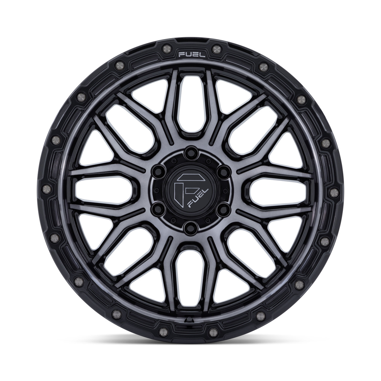 17" Fuel FC881 Surge Gloss Black Machined 17x9 Wheel 6x135 20mm Offroad SUV Rim