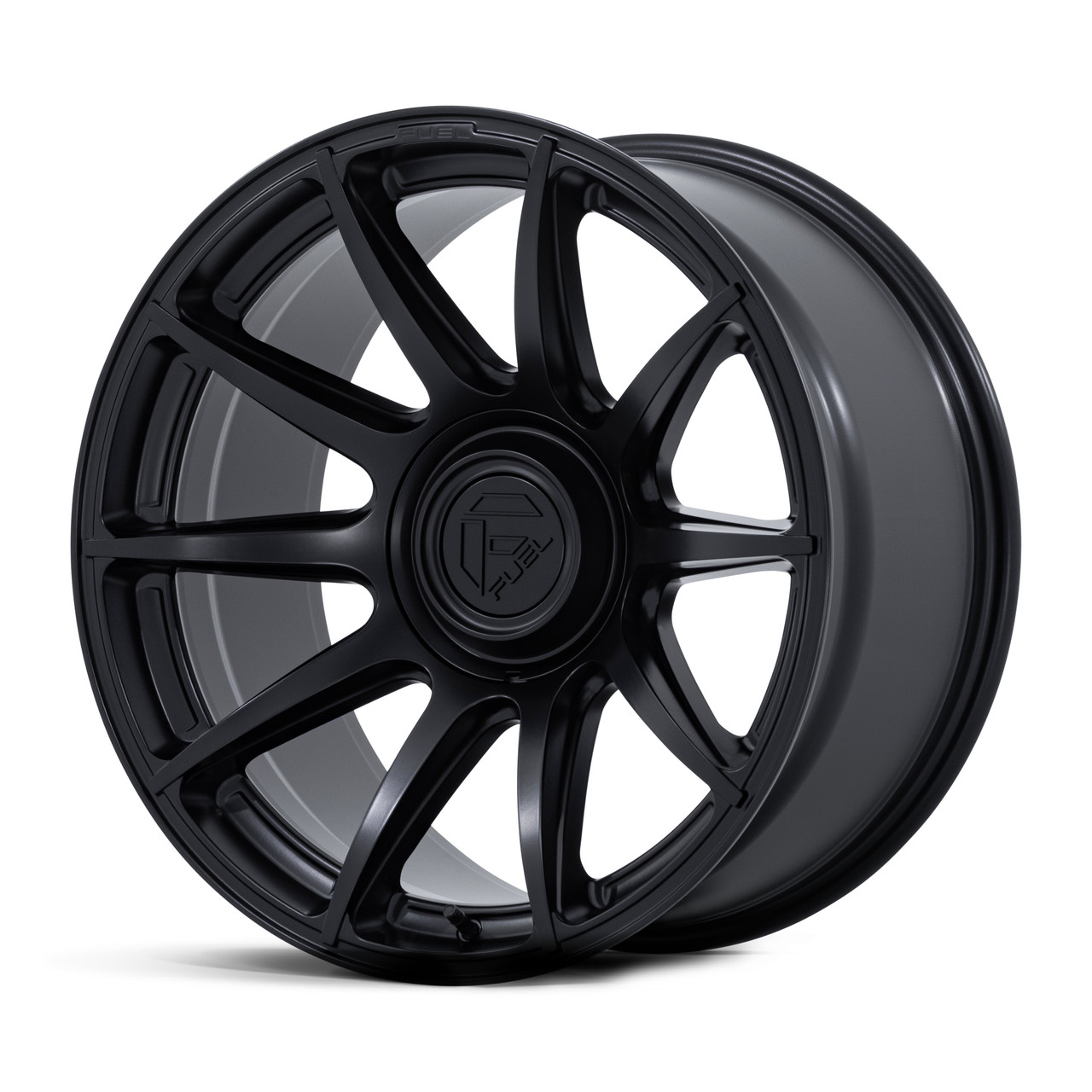 Set 4 20" Fuel FC906 Halo Blackout 20x10 Wheels 5x5 5x5.5 -18mm Offroad Rims