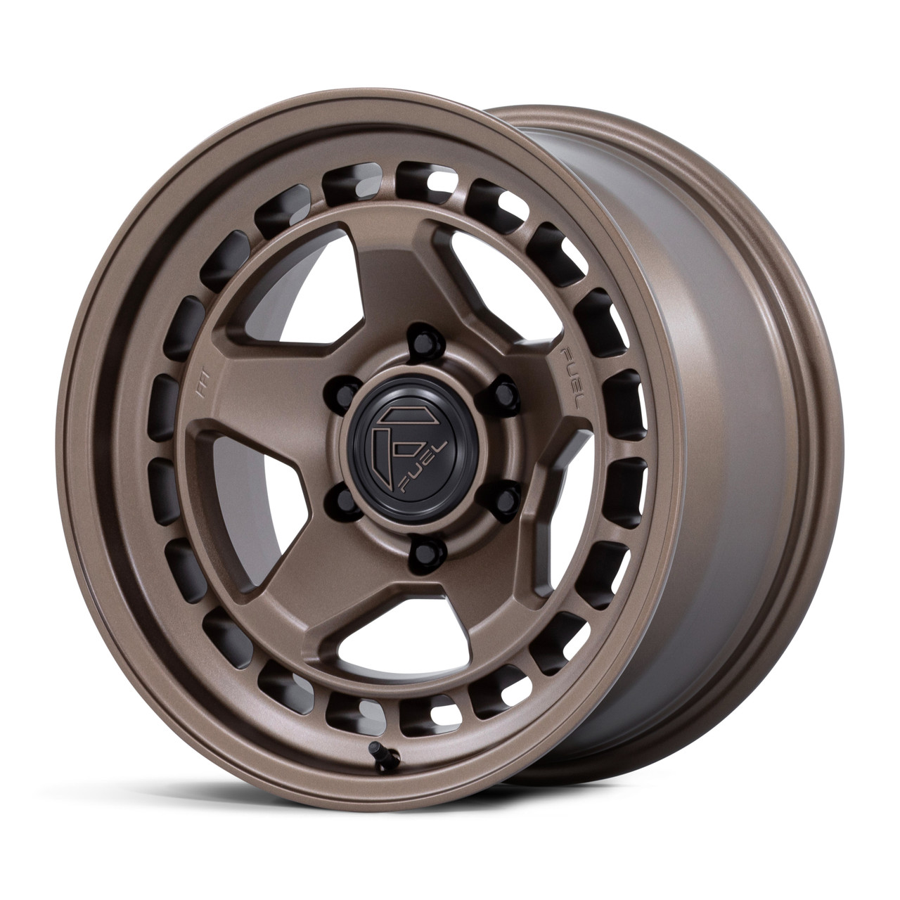 Set 4 17" Fuel FC894 Core Matte Bronze 17x8.5 Wheels 6x135 25mm Offroad Rims