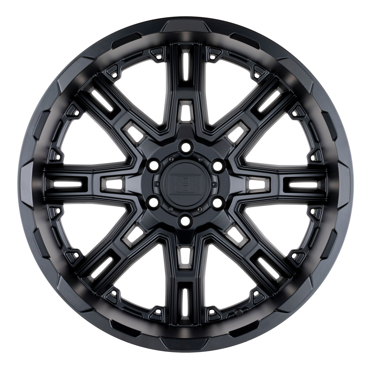 Level 8 Slingshot 16x8.5 6x135 Matte Black Wheel 16" 10mm Rim