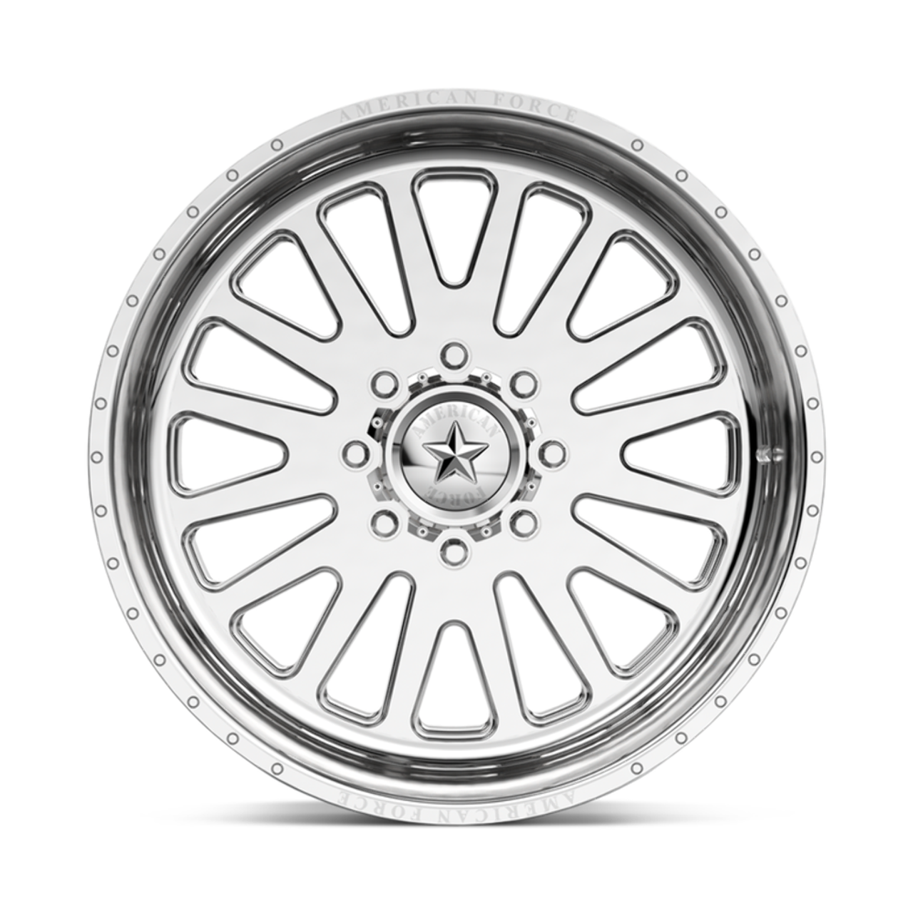 Set 4 American Force AFW F20 Atom SS 22x12 6x5.5 Polished Wheels 22" -40mm Rims