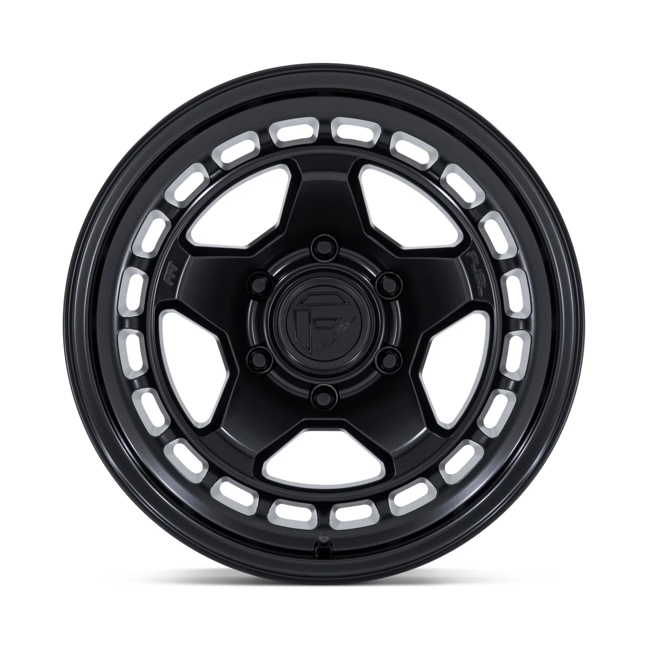 Set 4 17" Fuel FC894 Core Matte Black 17x8.5 Wheels 6x5.5 0mm Truck SUV Rims