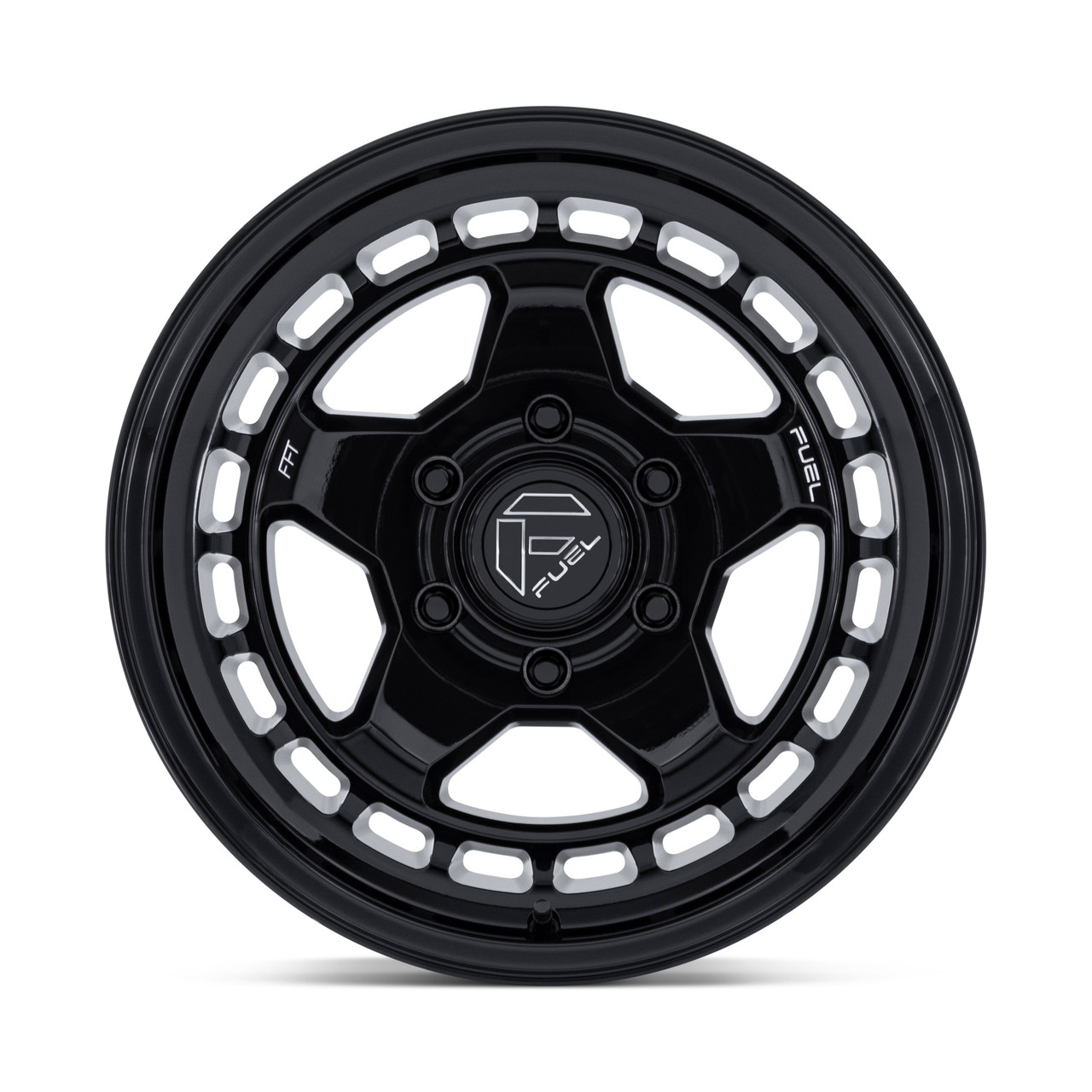 Set 4 17" Fuel FC894 Core Gloss Black 17x8.5 Wheels 6x120 25mm Offroad Rims