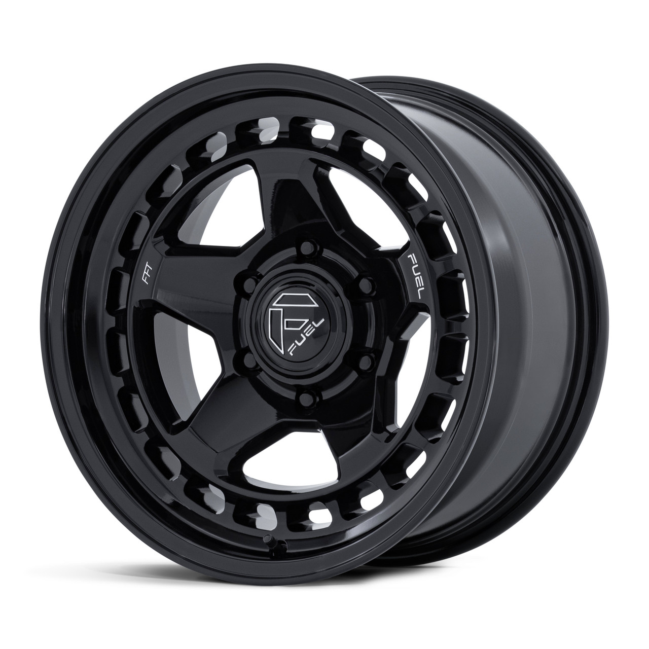 Set 4 17" Fuel FC894 Core Gloss Black 17x8.5 Wheels 6x120 25mm Offroad Rims