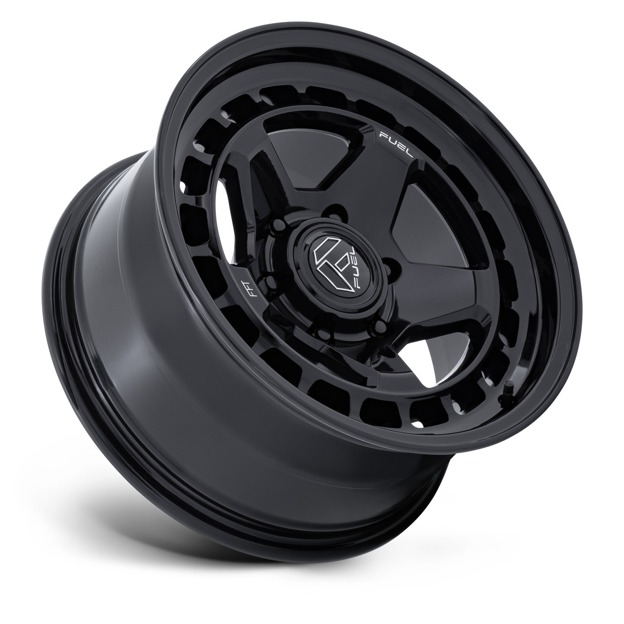 17" Fuel FC894 Core Gloss Black 17x8.5 Wheel 6x135 -10mm Offroad Truck SUV Rim