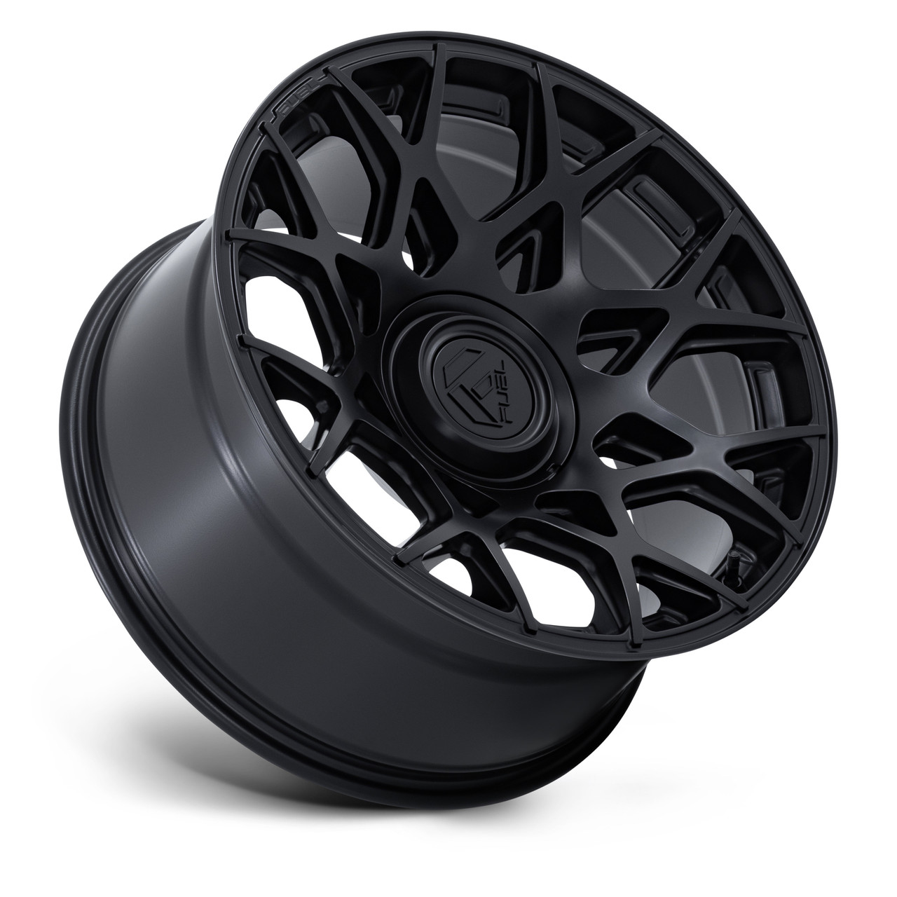 Set 4 20" Fuel FC907 Heist Blackout 20x10 Wheels 6x135 6x5.5 -18mm Offroad Rims Lifted Truck SUV Wheels