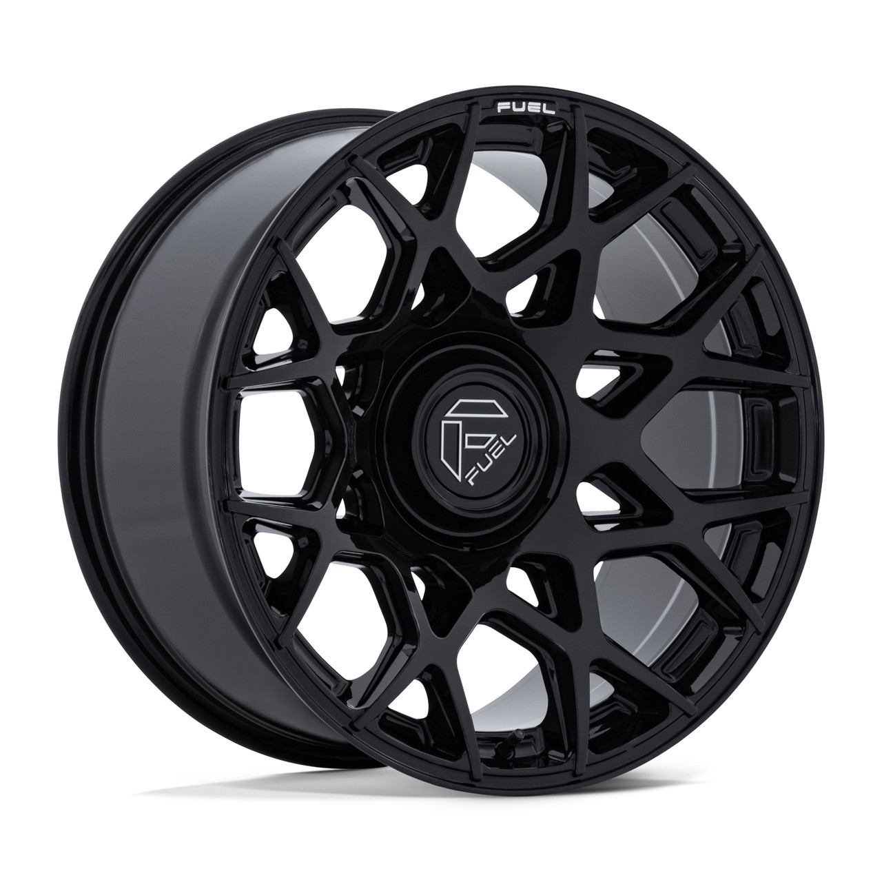 20" Fuel FC907 Heist Gloss Black 20x10 Wheel 6x135 6x5.5 -18mm Offroad Truck Rim