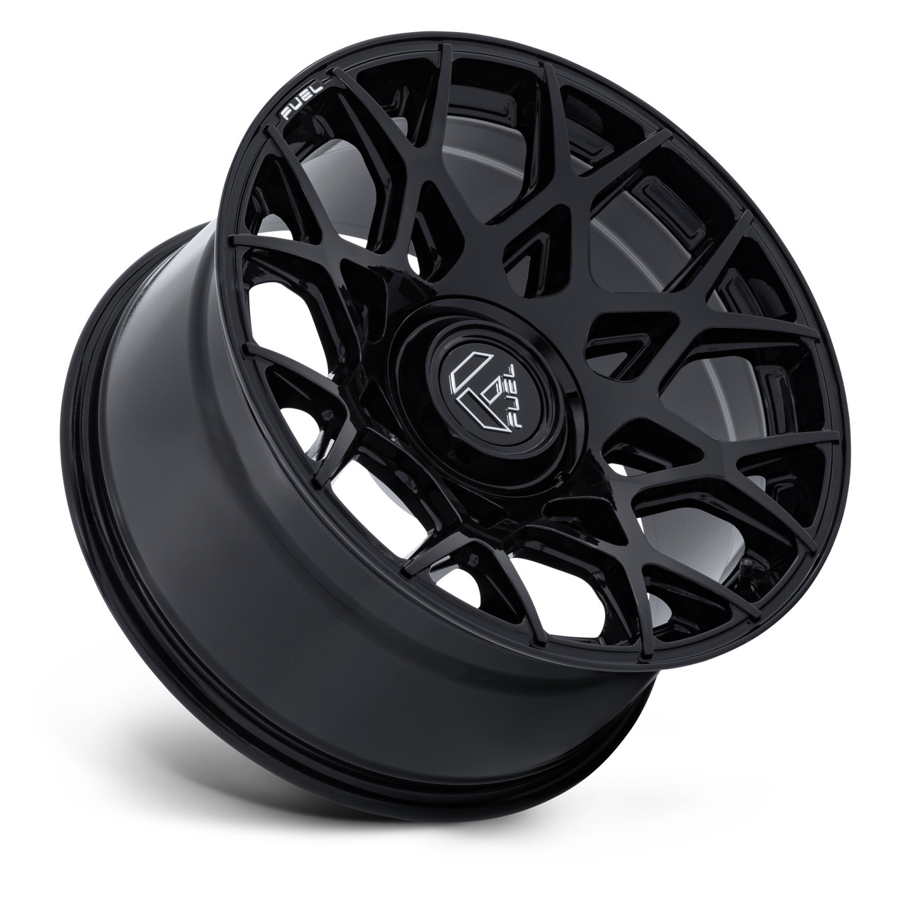 20" Fuel FC907 Heist Gloss Black 20x10 Wheel 5x5 5x5.5 -18mm Offroad Truck Rim