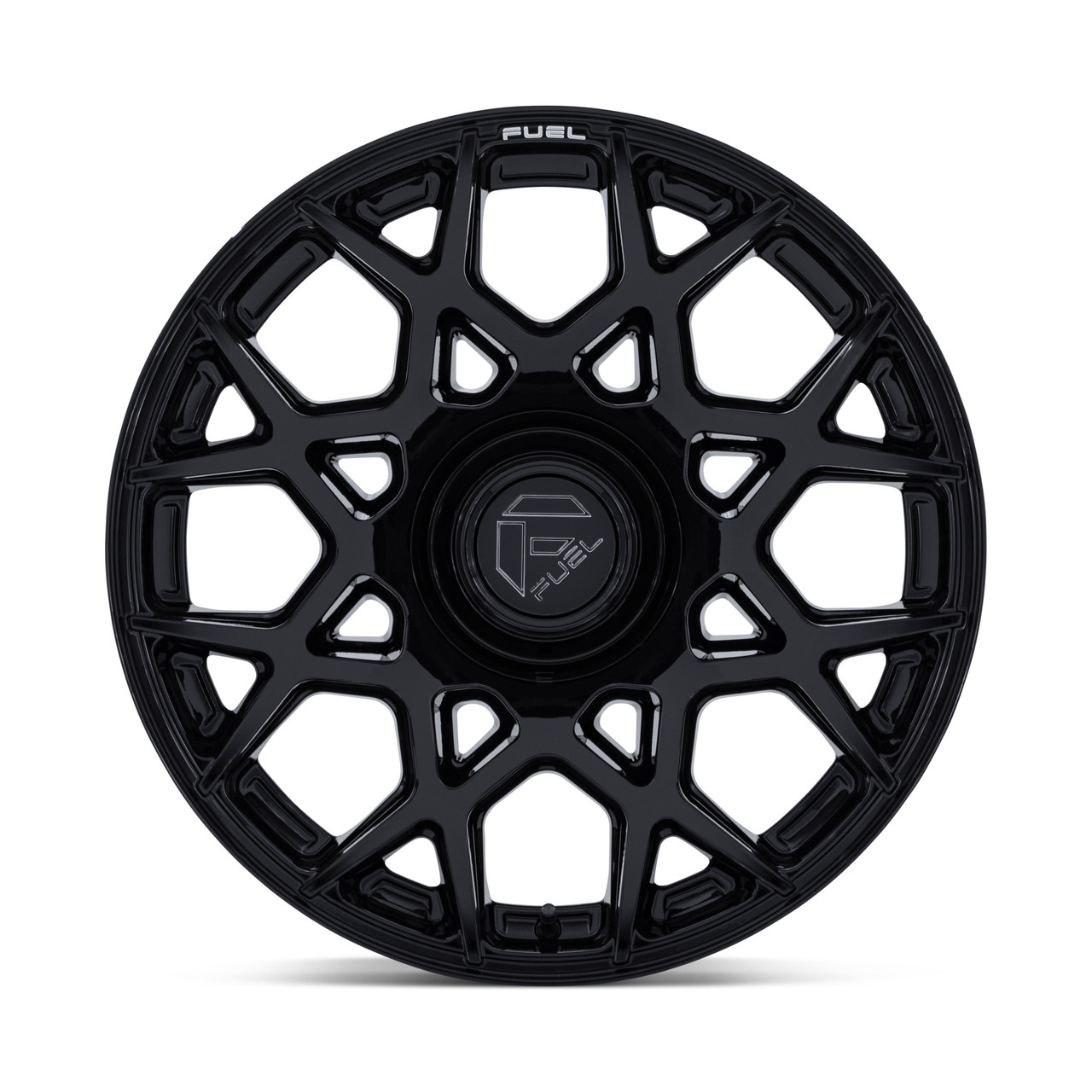20" Fuel FC907 Heist Gloss Black 20x9 Wheel 5x5 5x5.5 1mm Offroad Truck Rim