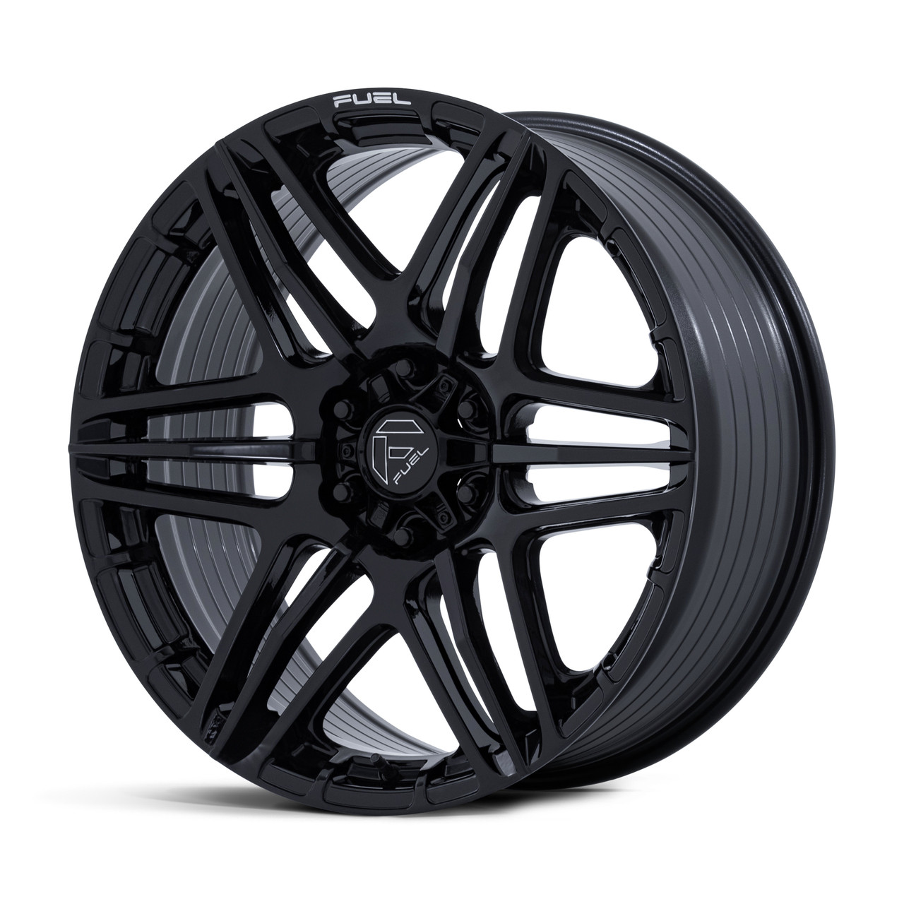 20" Fuel FC909 Weapon Gloss Black 20x10 Wheel 6x5.5 (6x139.7) -18mm Offroad Rim Lifted Truck SUV Wheel