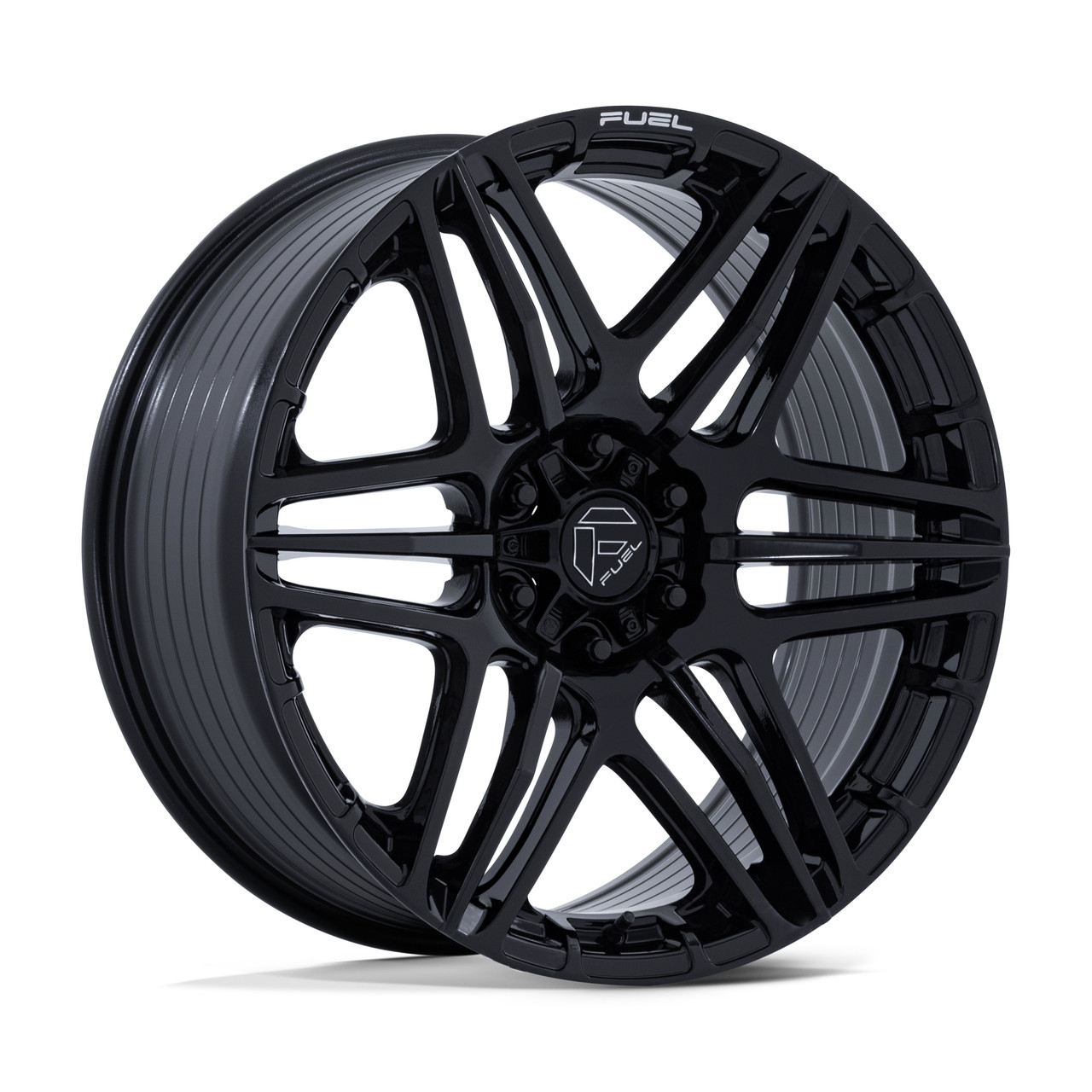 Set 4 20" Fuel FC909 Weapon Gloss Black 20x10 Wheels 6x135 -18mm Truck SUV Rims Lifted Offroad Wheels