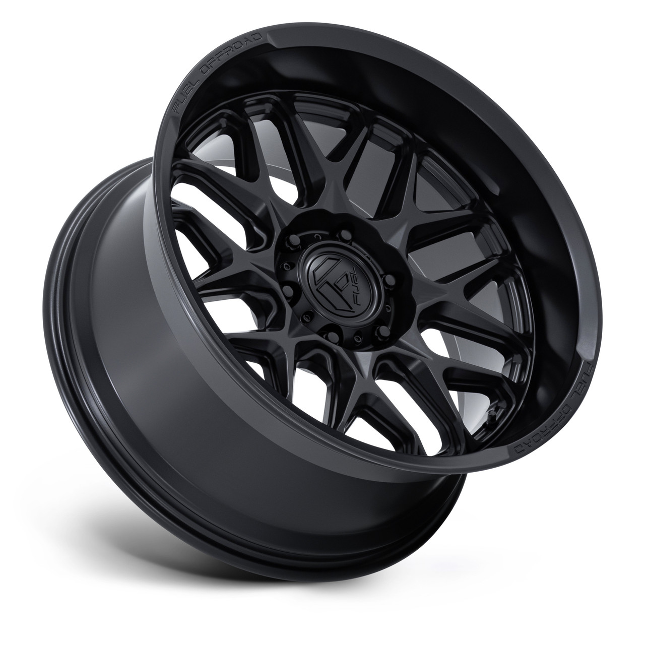 22" Fuel FC904 Lynx Blackout 22x9 Wheel 6x5.5 (6x139.7) 1mm Offroad Truck SUV Rim