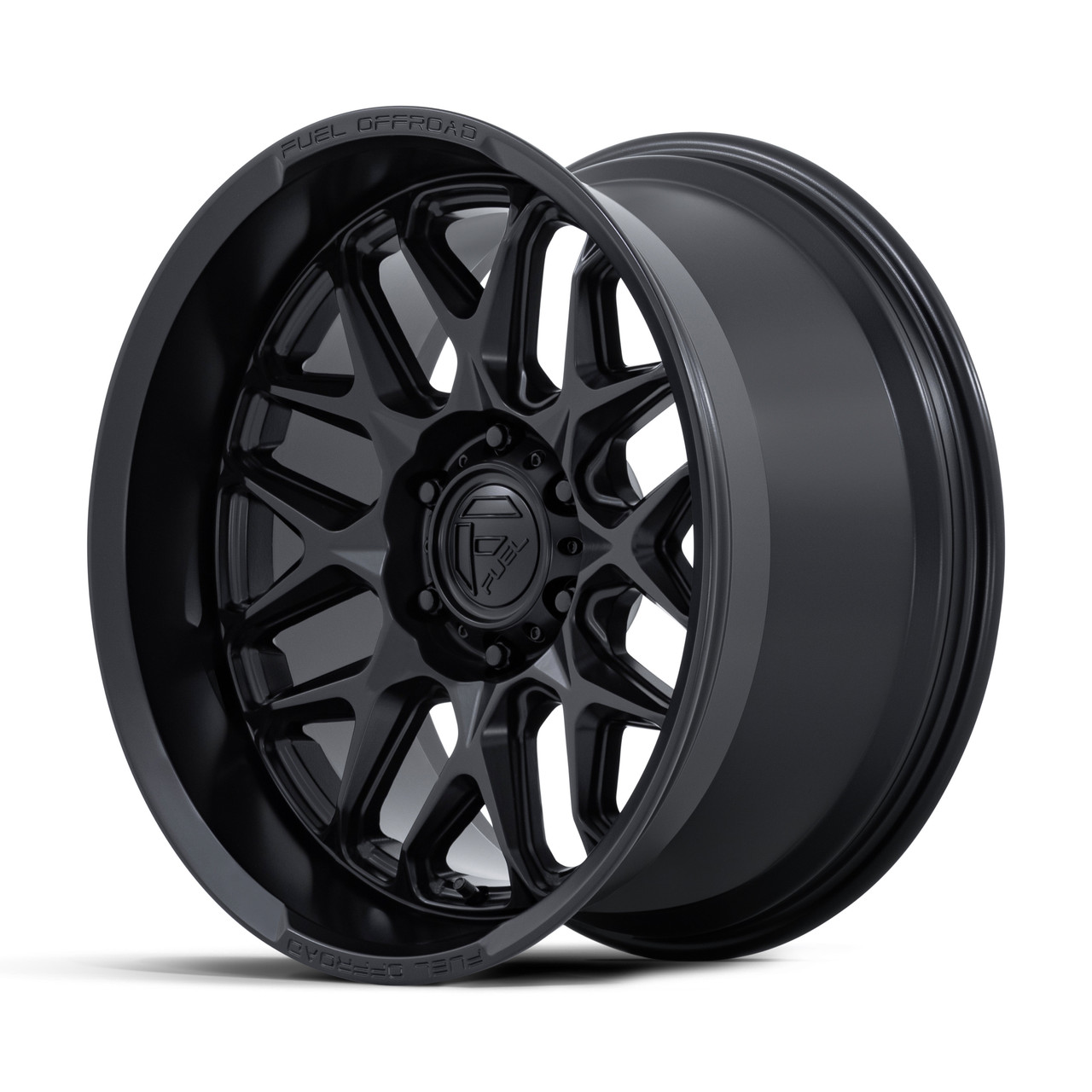 22" Fuel FC904 Lynx Blackout 22x9 Wheel 6x5.5 (6x139.7) 1mm Offroad Truck SUV Rim