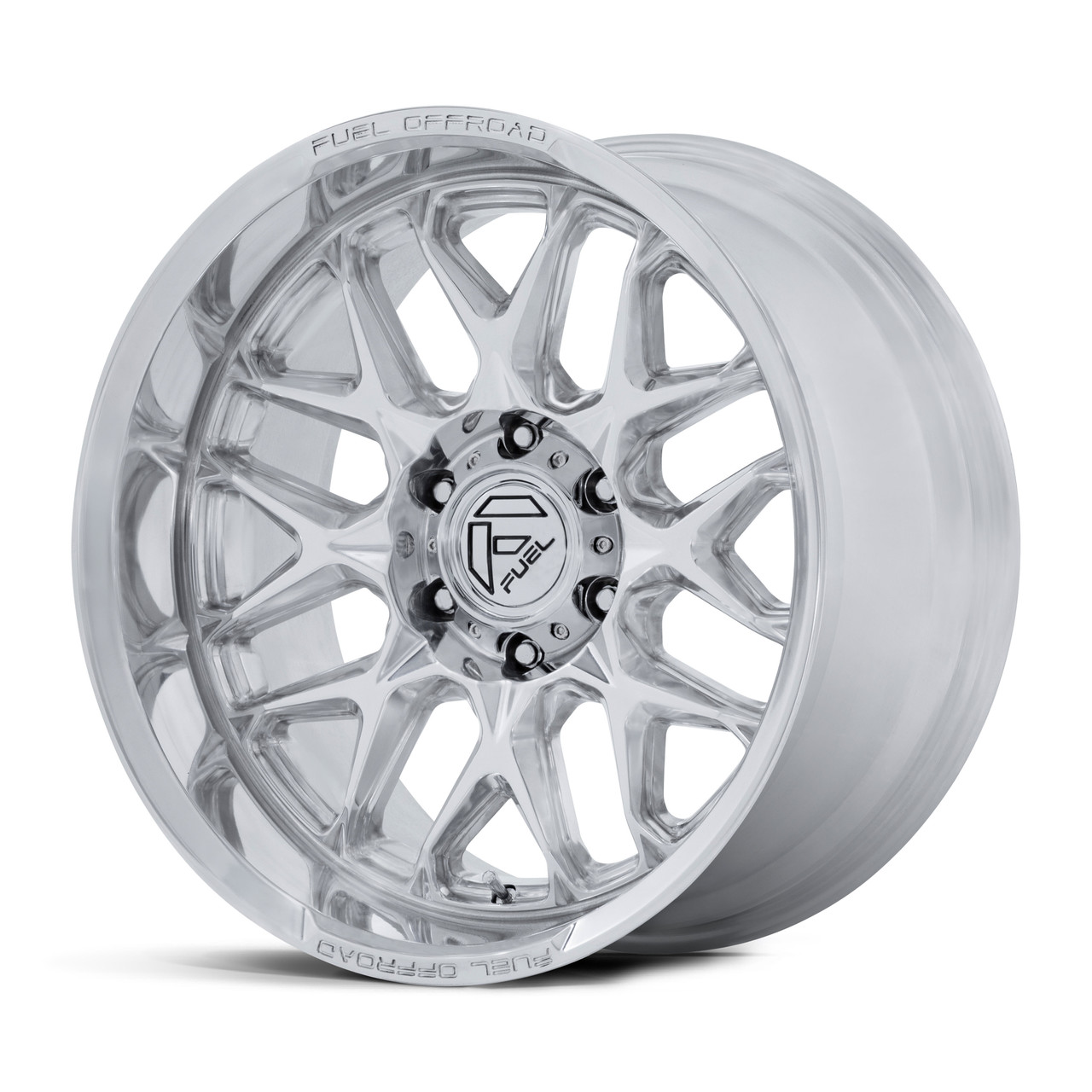 Set 4 20" Fuel FC904 Lynx Polished 20x9 Wheels 6x5.5 1mm Offroad Truck SUV Rims