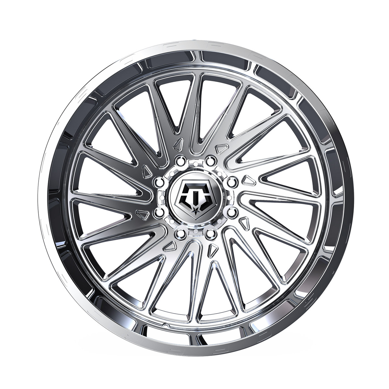 26" TIS 547C Chrome Plated Wheel 26x14 8x6.5 (8x165.1) -76mm Offroad Truck Rim