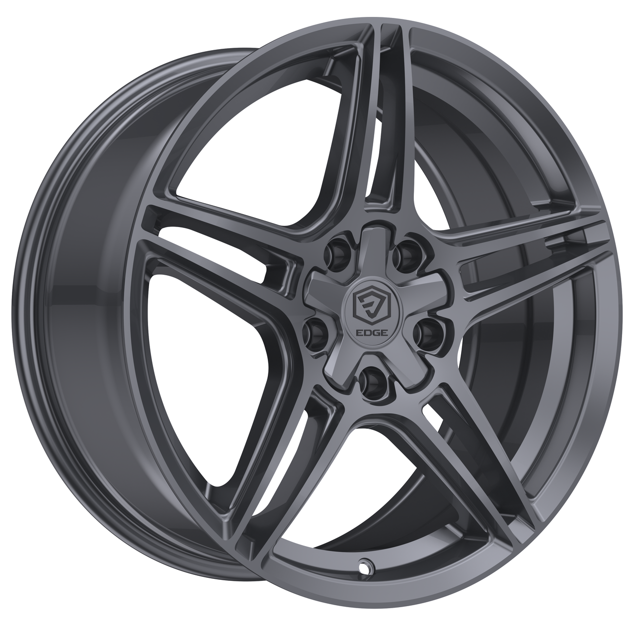 Set 4 20" Edge Street 354A Anthracite Wheels 20x8.5 5x4.5 5x120 40mm Rims