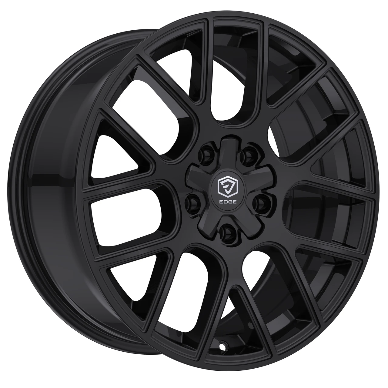 17" Edge Street 356B Gloss Black Wheel 17x7.5 5x4.5 (5x114.3) 5x120 40mm Rim