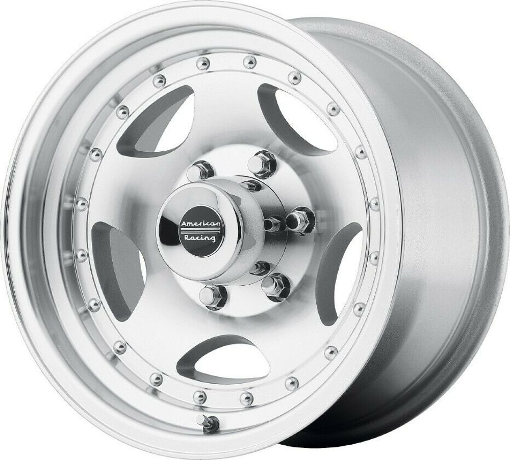 Set 4 American Racing AR23 16x8 8x170 Machined Wheels 16" 0mm Rims