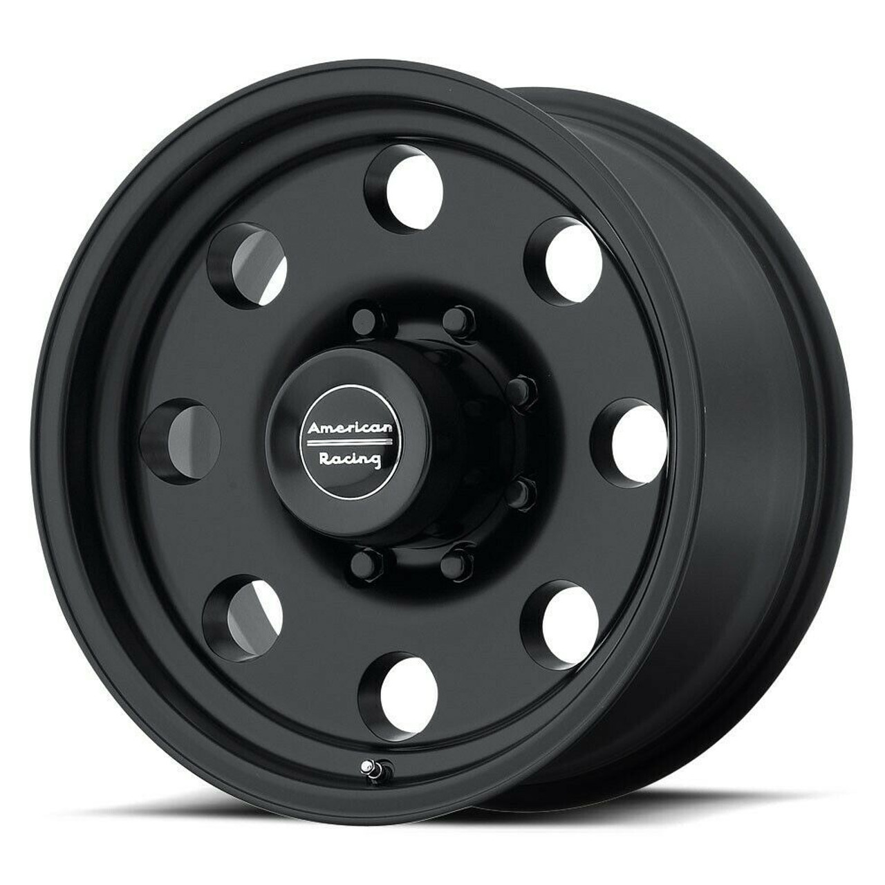 Set 4 American Racing AR172 Baja 17x8 8x6.5 Satin Black Wheels 17" 0mm Rims