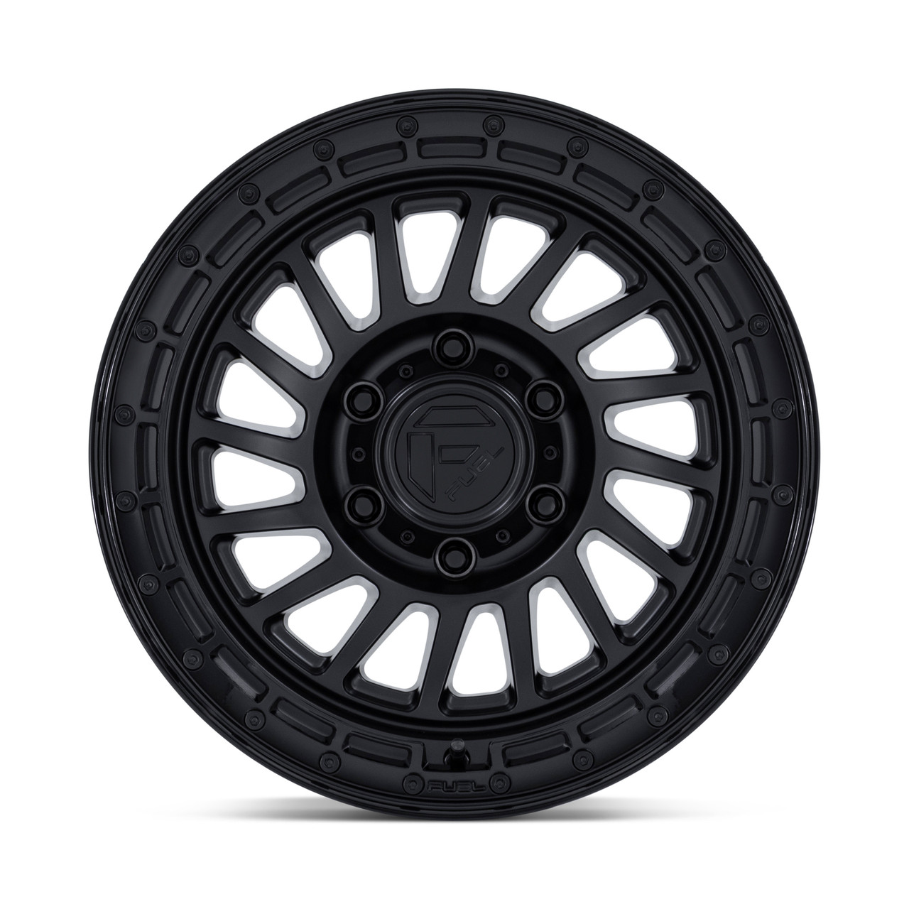 Set 4 18" Fuel FC897 Havoc Matte Black W/ Gloss Black Lip 18x9 6x135 12mm Wheels Offroad Truck SUV Rims