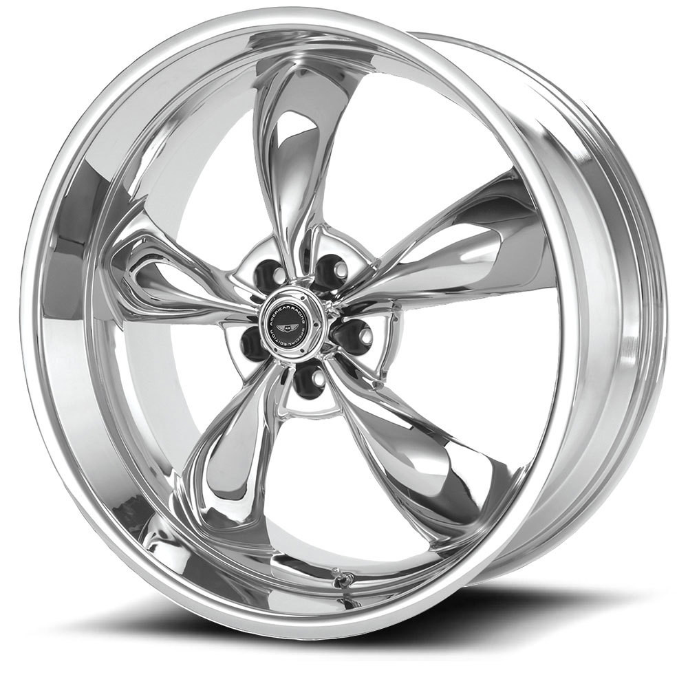 Set 4 17" American Racing AR605 Torq Thrust M 17x7.5 5x115 Chrome Wheels 45mm