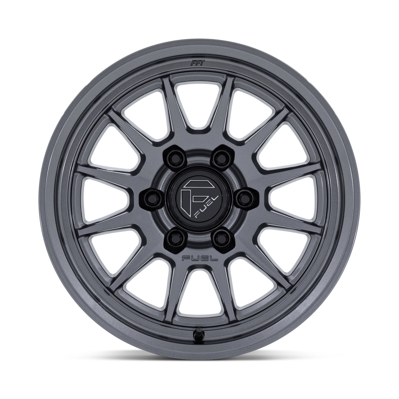 Set 4 17" Fuel FC902 Spur Gloss Gunmetal 17x8.5 Wheels 6x5.5 (6x139.7) 25mm Rims Offroad Truck SUV Wheels