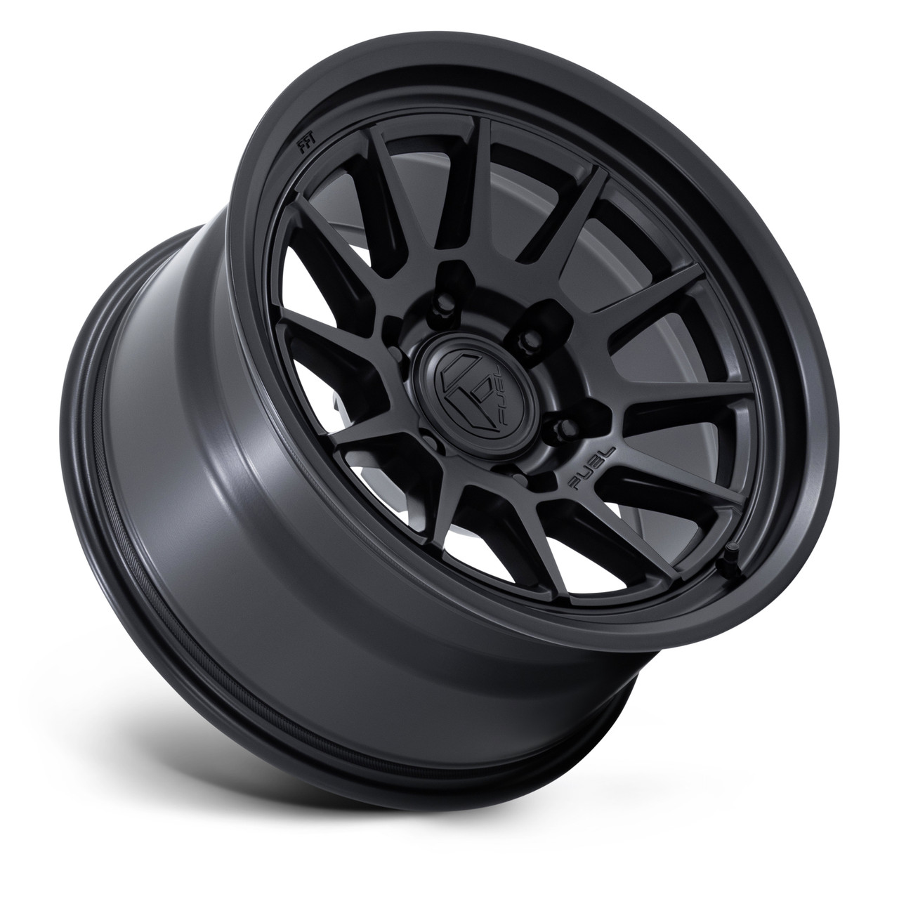 Set 4 17" Fuel FC902 Spur Matte Black 17x9 Wheels 6x5.5 (6x139.7) -12mm Rims