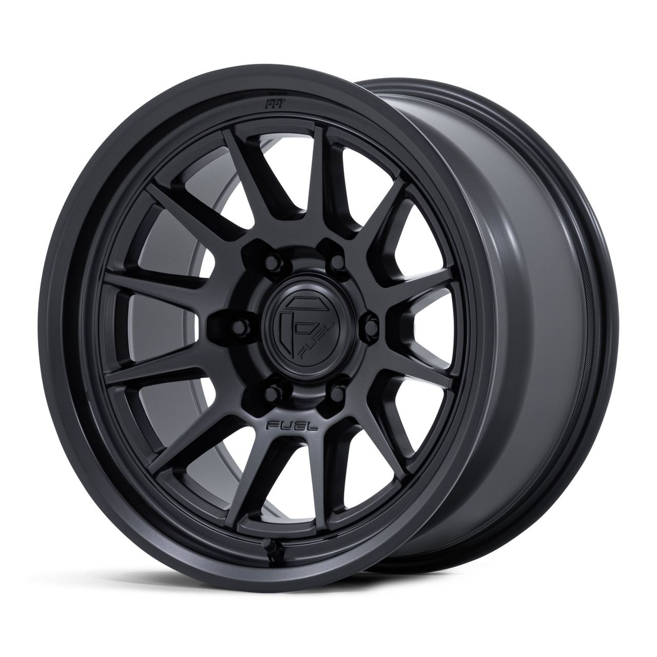 Set 4 17" Fuel FC902 Spur Matte Black 17x9 Wheels 6x5.5 (6x139.7) -12mm Rims