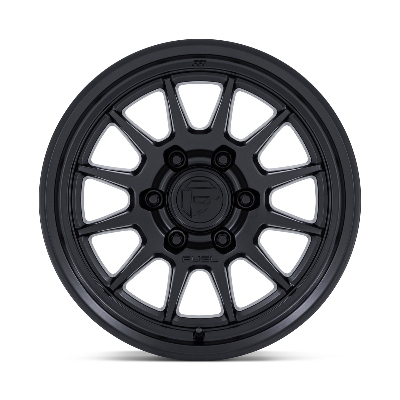 Set 4 17" Fuel FC902 Spur Matte Black 17x9 Wheels 6x5.5 (6x139.7) 1mm Truck Rims Offroad SUV Wheels