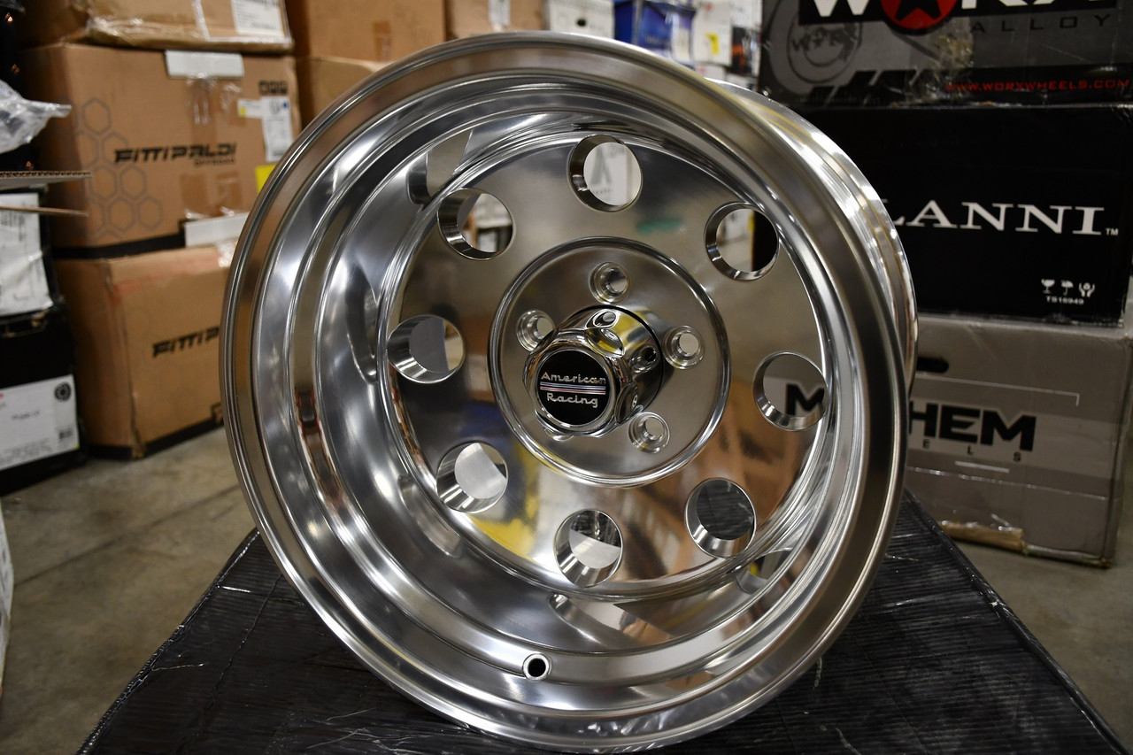 Set 4 American Racing AR172 Baja 16x8 5x5.5 Polished Wheels 16" 0mm Rims