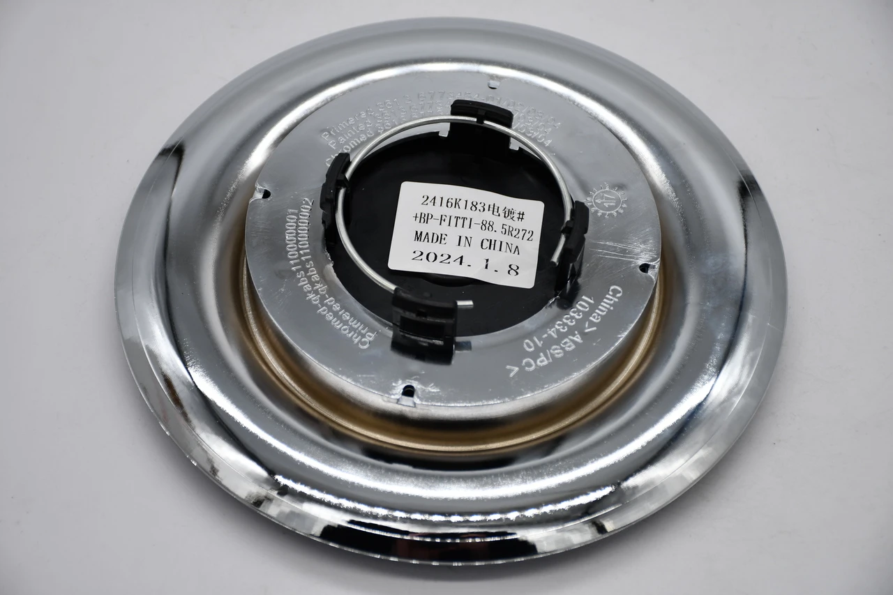 Fittipaldi FS369 Chrome Floating Center Cap – CAP-FW-C23F Replacement Hub Cap