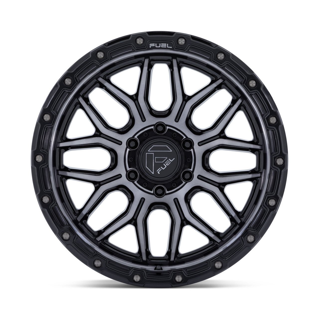 Set 4 18" Fuel FC881 Surge Gloss Black Machined W/ GTCC 18x9 6x5.5 20mm Wheels