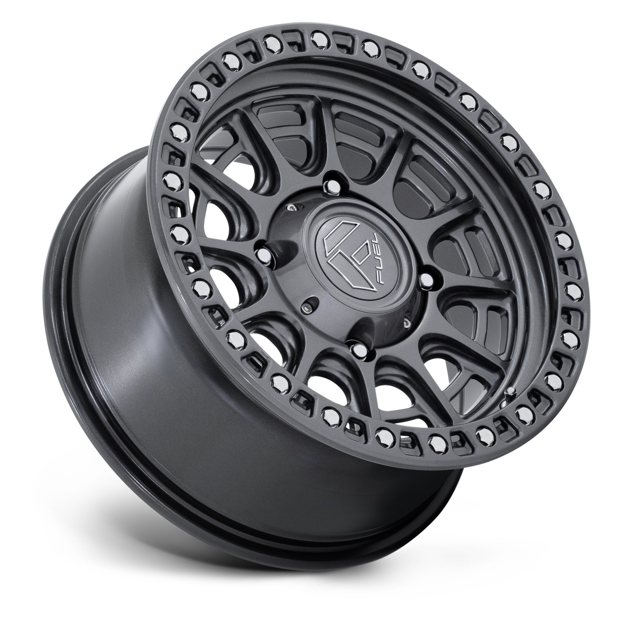15" Fuel UTV FV832 Cycle UTV Gloss Gunmetal 15x7 Wheel 4x137 38mm Offroad Rim