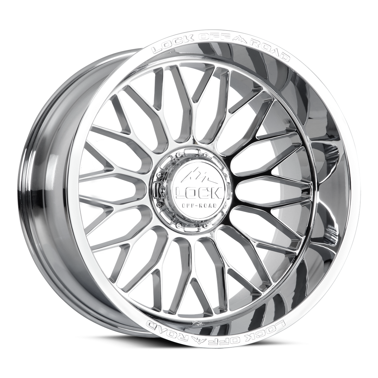 Set 4 22" Lock Extreme Rampage Chrome 22x12 Wheels 6x135 6x5.5 44mm Truck Rims